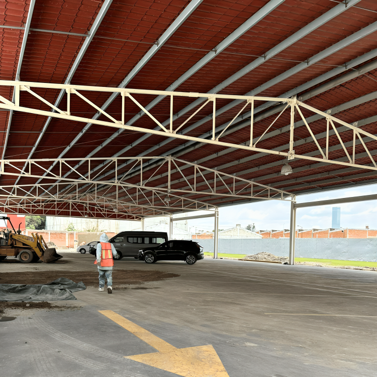 CUBIERTA PARA PATIO DE ESTACIONAMIENTO – PUEBLA, PUE.